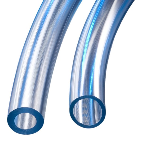 3/8 IDx1/2 ODx100Ft Flexible Non-Toxic Clear Vinyl Tubing